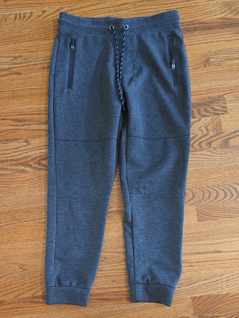 Men's Charcoal Drawstring Jogger Pants - Comfortable Casual Fit